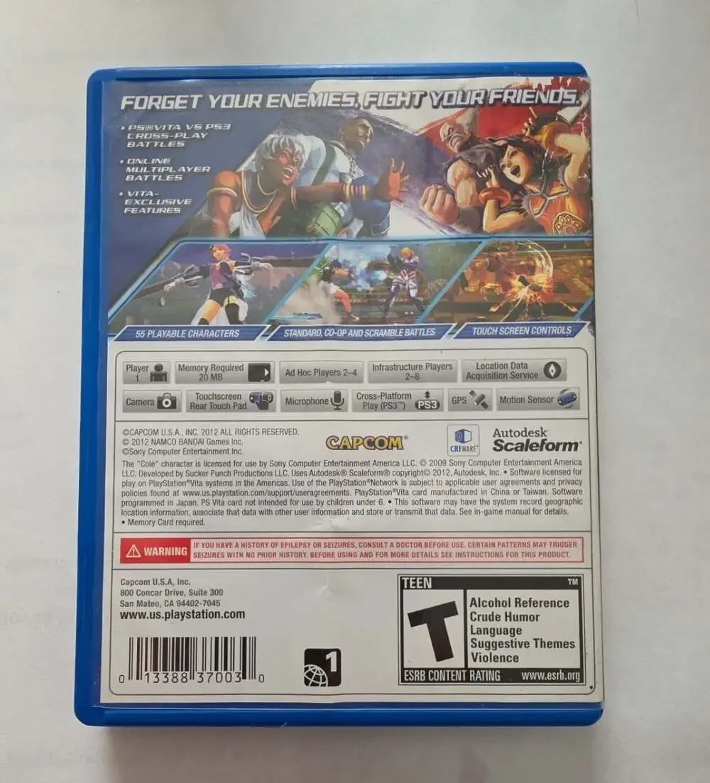 Street Fighter X Tekken for PlayStation Vita